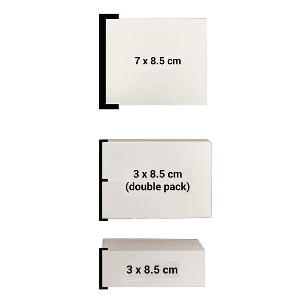 Pack | White 3x8 Card Stock (50 sheets)